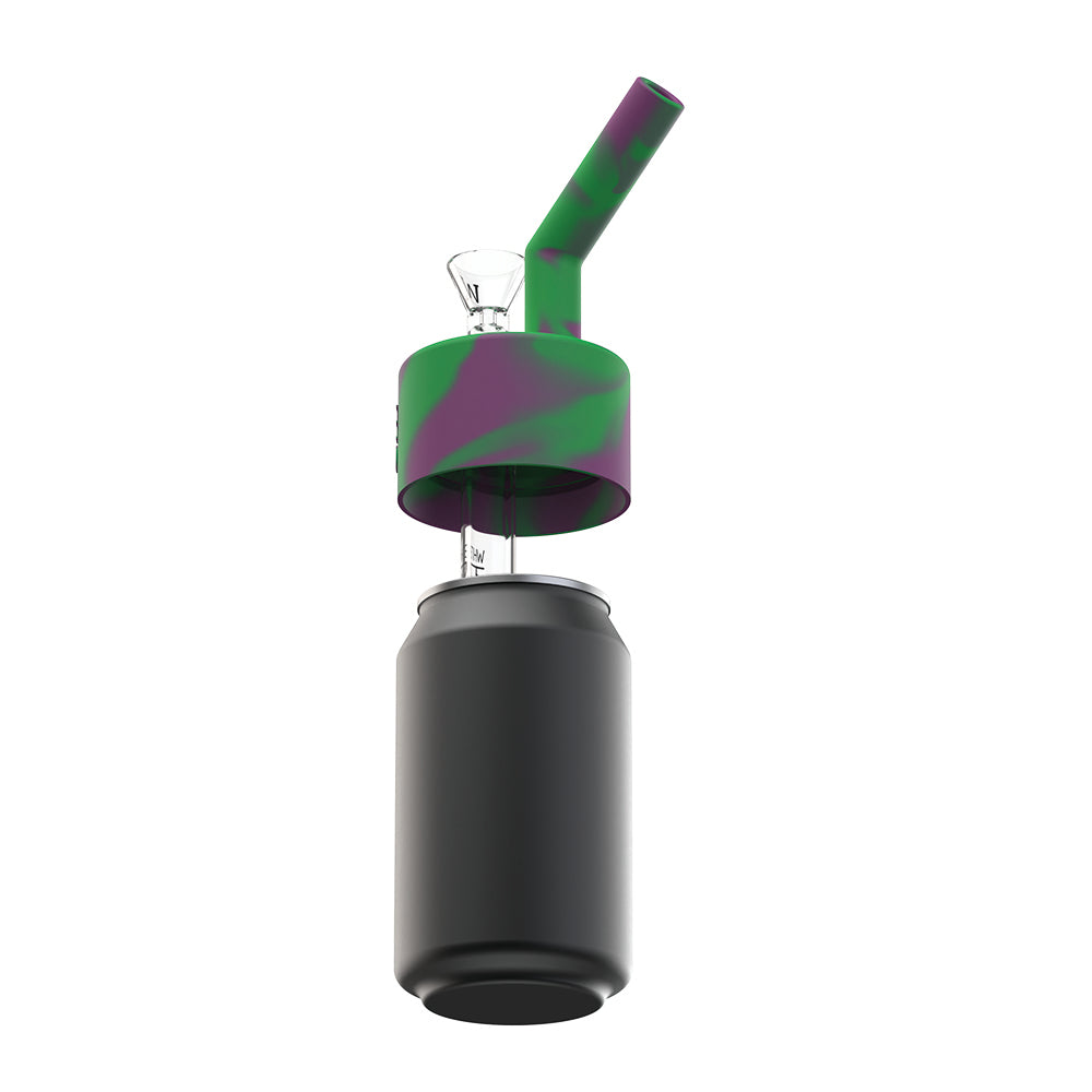 Pop Top Waterpipe Adaptor - Pink Green