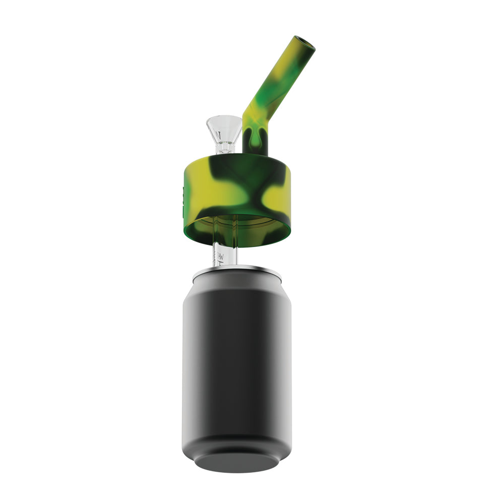 Pop Top Waterpipe Adaptor - Green Yellow Black