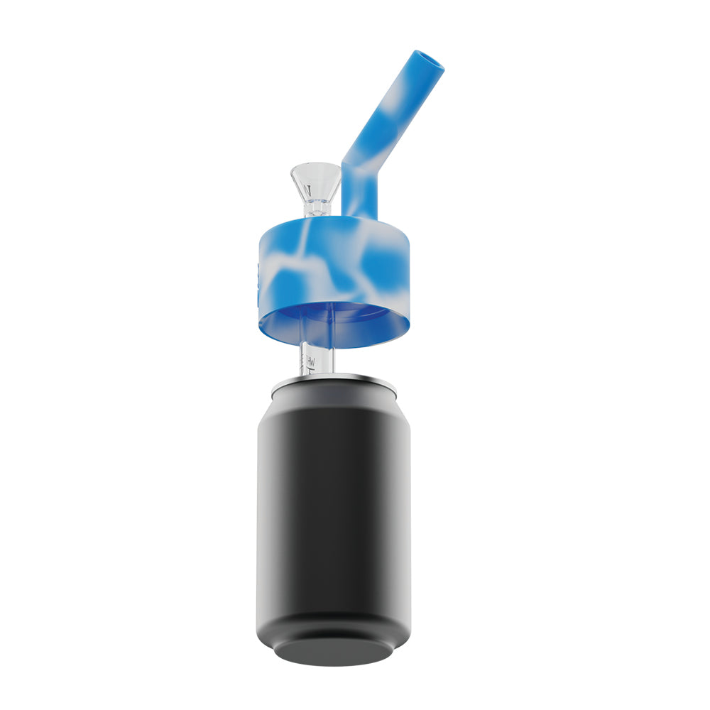Pop Top Waterpipe Adaptor - Blue White