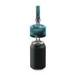 Pop Top Waterpipe Adaptor - Turquoise Black
