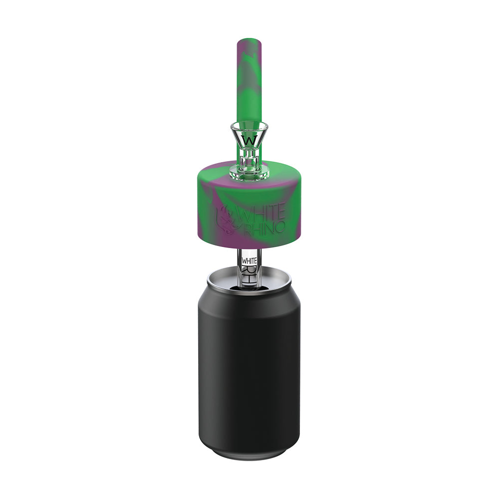 Pop Top Waterpipe Adaptor - Pink Green