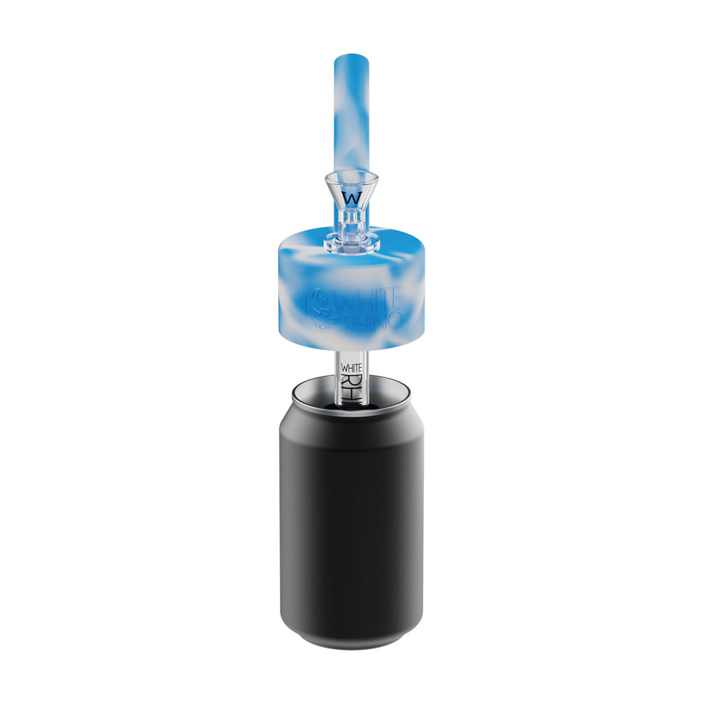 Pop Top Waterpipe Adaptor - Blue White