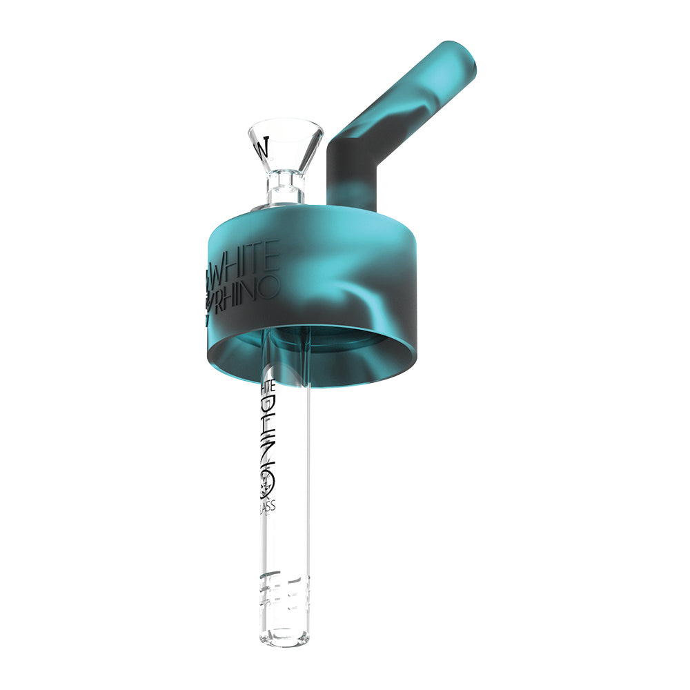 Pop Top Waterpipe Adaptor - Turquoise Black