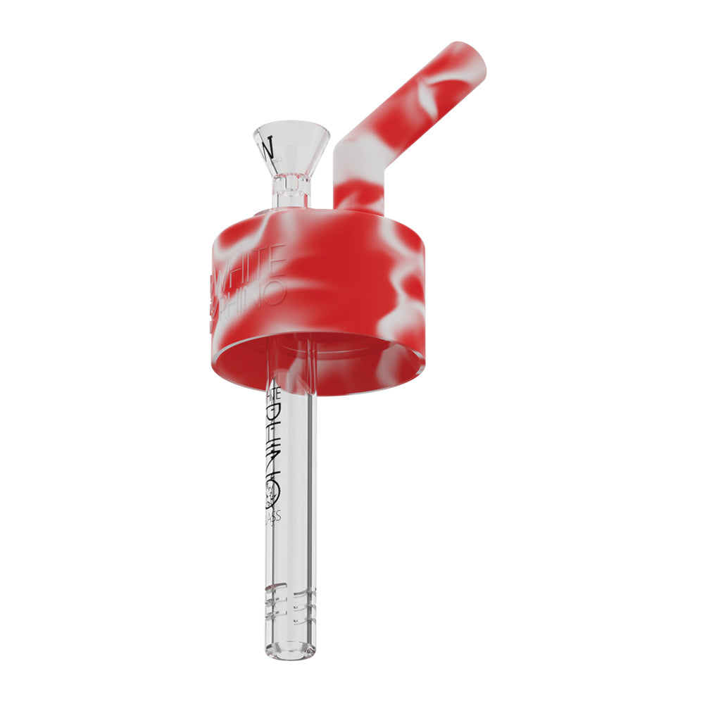 Pop Top Waterpipe Adaptor - Red White