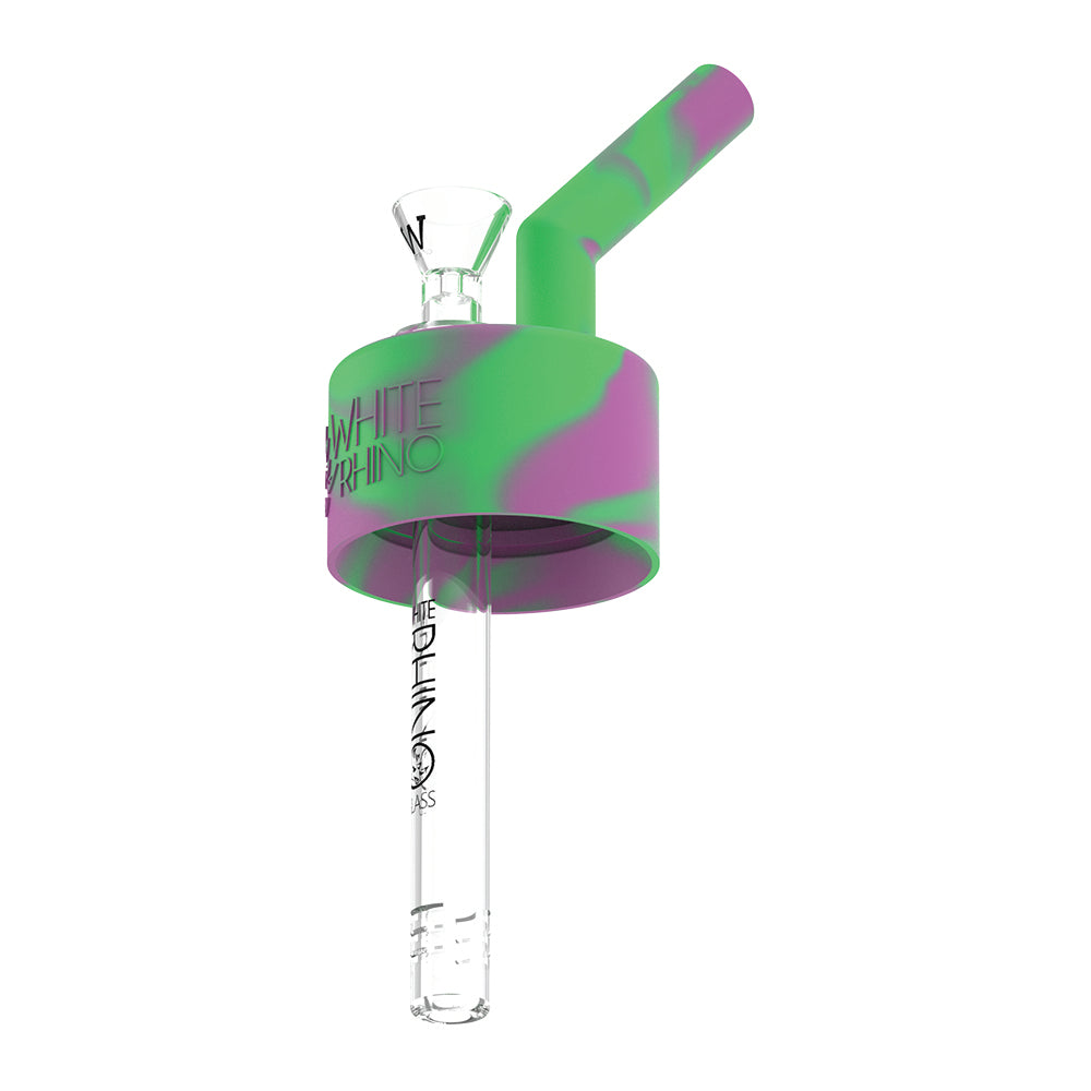 Pop Top Waterpipe Adaptor - Pink Green