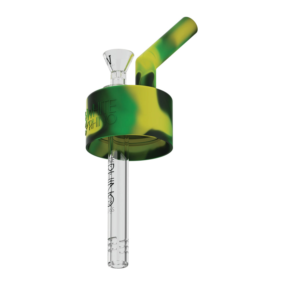 Pop Top Waterpipe Adaptor - Green Yellow Black