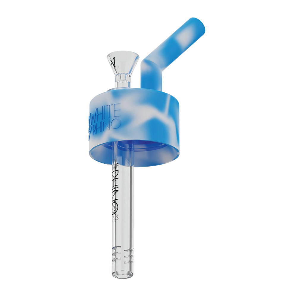 Pop Top Waterpipe Adaptor - Blue White