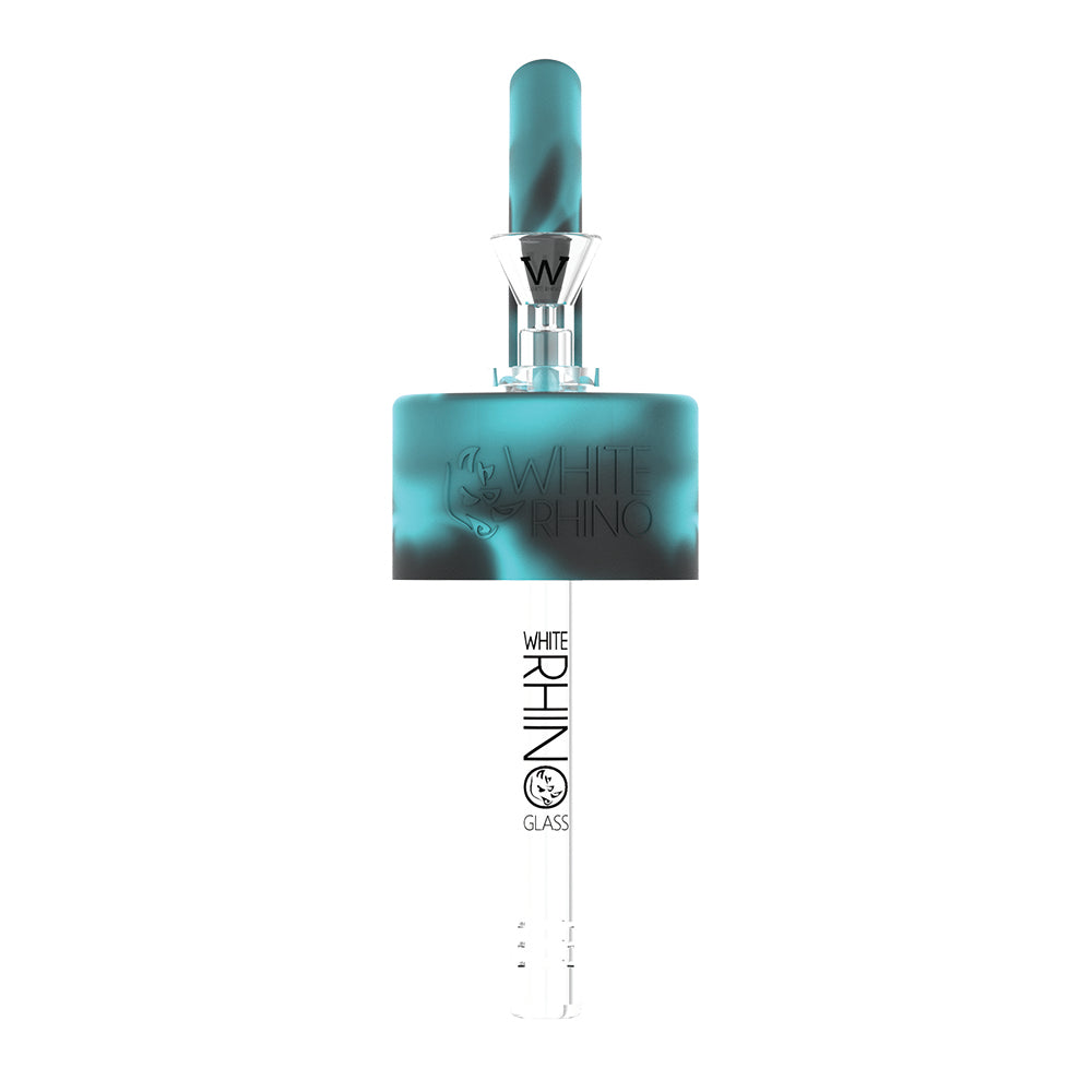 Pop Top Waterpipe Adaptor - Turquoise Black