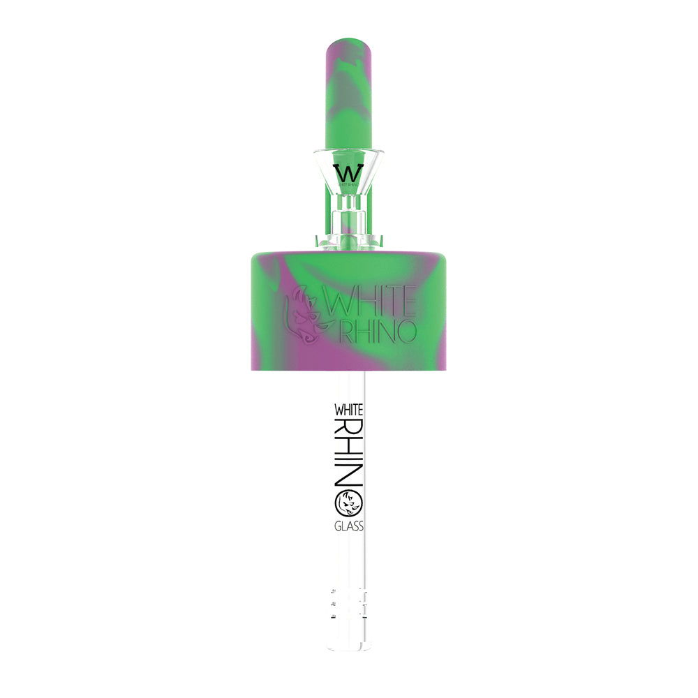 Pop Top Waterpipe Adaptor - Pink Green