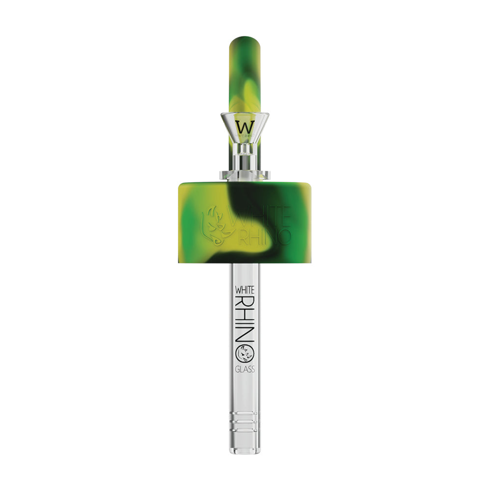 Pop Top Waterpipe Adaptor - Green Yellow Black