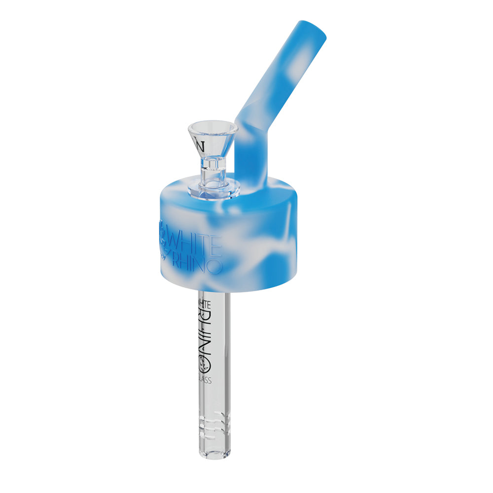 Pop Top Waterpipe Adaptor - Blue White