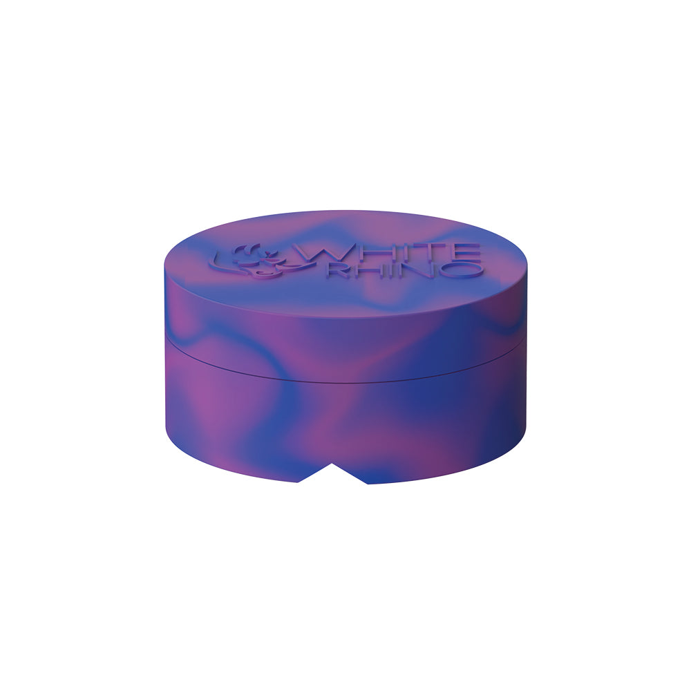 Silicone jar that is a spinning carb cap front view 