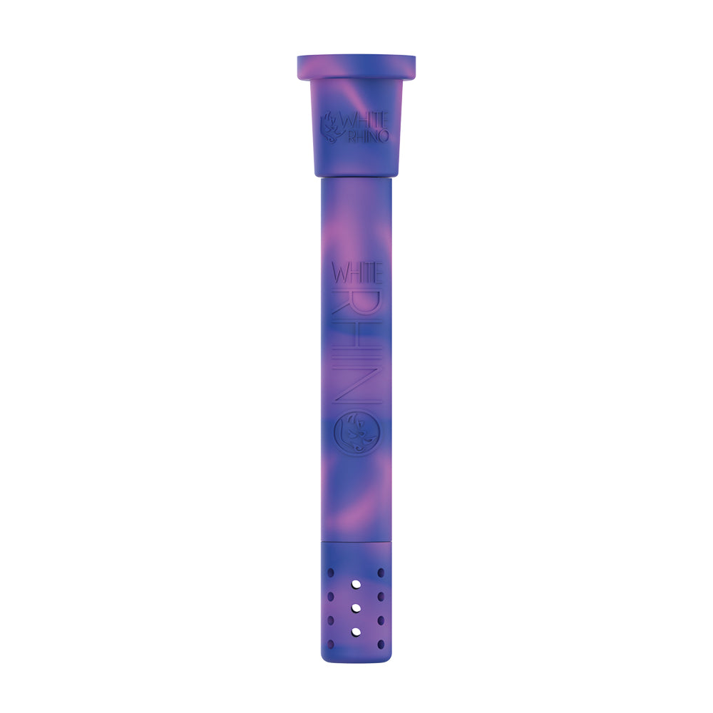 Adjustable Silicone Downstem - Purple Blue