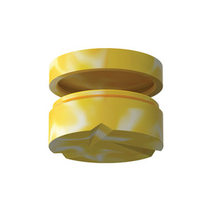 broken apart showing the lid and jar for spinner carb cap jar